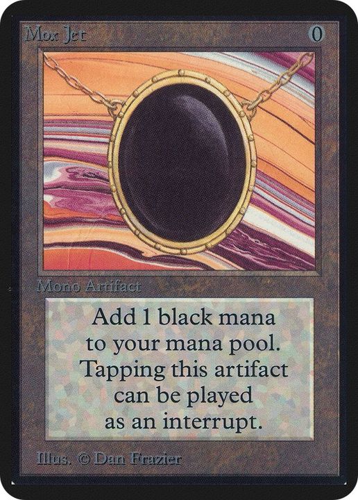 Mox Jet in the group Magic the Gathering / Types / Artifacts / Artifact at Proxyprinters.com (53497)