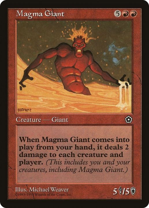 Magma Giant in the group Magic the Gathering / Types / Colors / Red at Proxyprinters.com (53500)