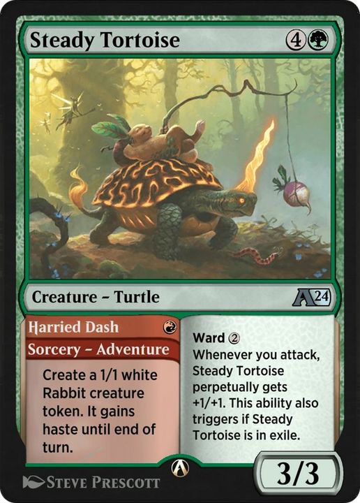 Steady Tortoise // Harried Dash in the group Magic the Gathering / Types / Colors / Green at Proxyprinters.com (53519)