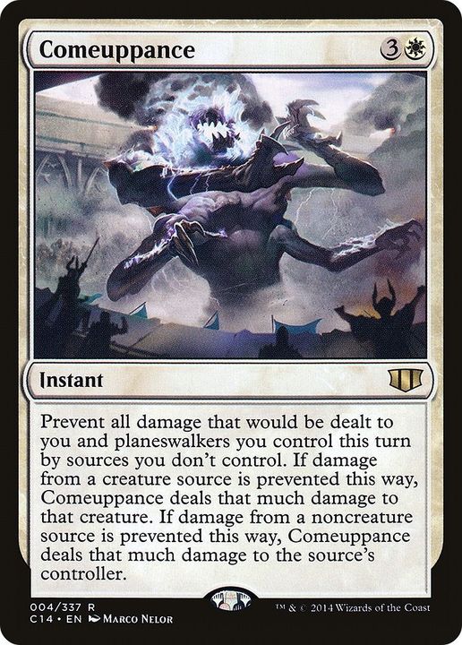 Comeuppance in the group Magic the Gathering / Types / Colors / White at Proxyprinters.com (53522)