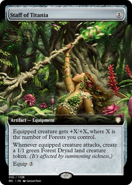 Staff of Titania in the group Magic the Gathering / Types / Artifacts / Artifact at Proxyprinters.com (53525)