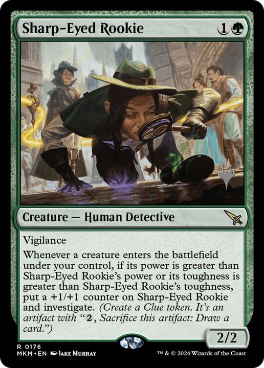 Sharp-Eyed Rookie in the group Magic the Gathering / Types / Creatures / Human at Proxyprinters.com (53567)