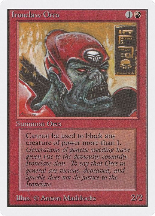 Ironclaw Orcs in the group Magic the Gathering / Types / Colors / Red at Proxyprinters.com (5357)