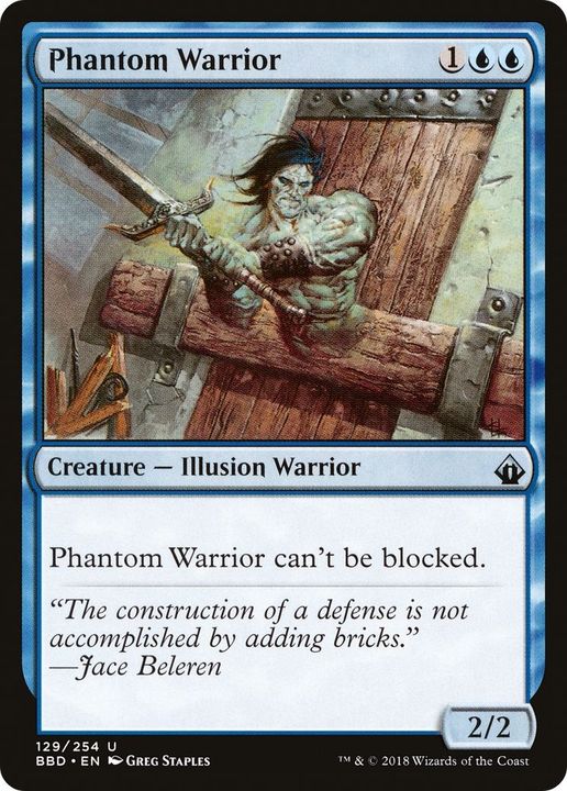 Phantom Warrior in the group Magic the Gathering / Types / Creatures / Warrior at Proxyprinters.com (53590)