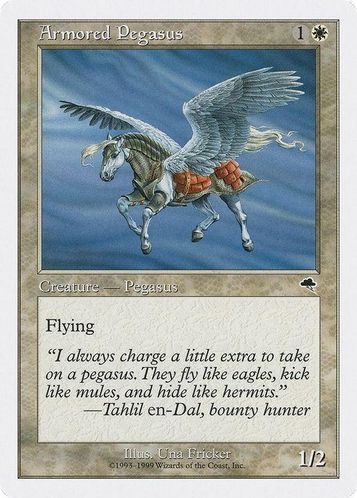 Armored Pegasus in the group Magic the Gathering / Types / Colors / White at Proxyprinters.com (53613)