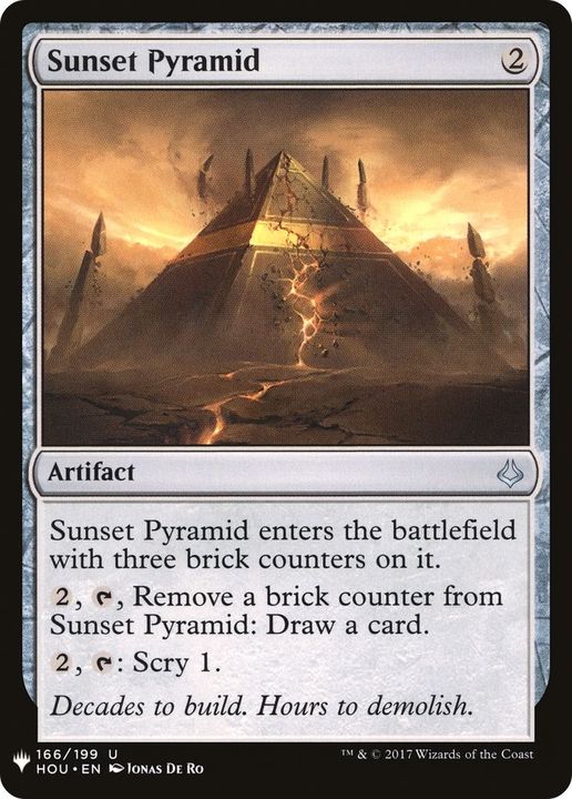 Sunset Pyramid in the group Advanced search at Proxyprinters.com (53614)