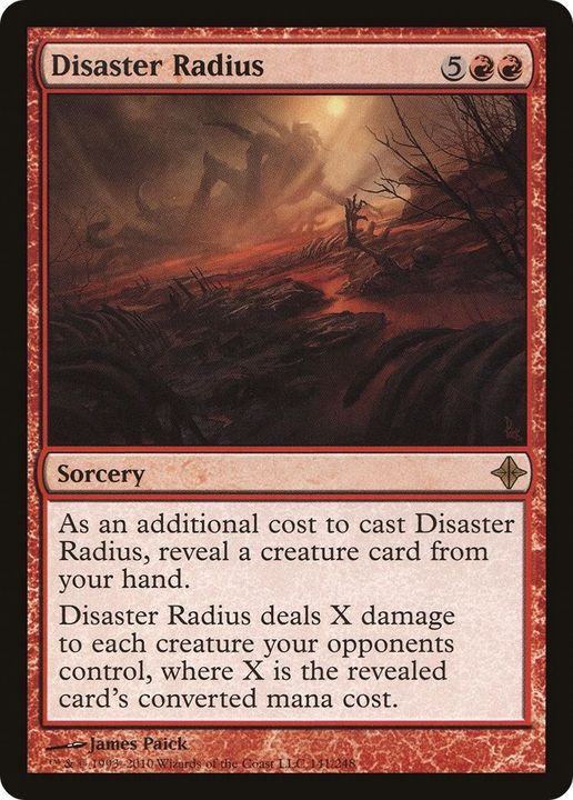 Disaster Radius in the group Magic the Gathering / Types / Colors / Red at Proxyprinters.com (53618)