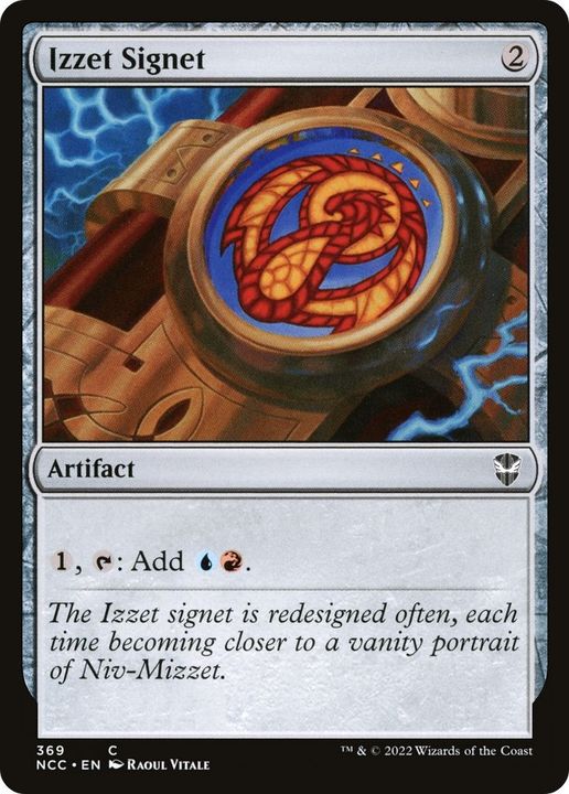 Izzet Signet in the group Magic the Gathering / Types / Artifacts / Artifact at Proxyprinters.com (53643)