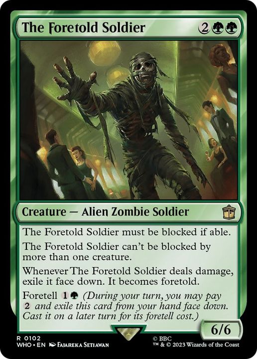 The Foretold Soldier in the group Magic the Gathering / Types / Creatures / Zombie at Proxyprinters.com (53660)