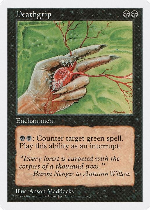 Deathgrip in the group Magic the Gathering / Types / Enchantment / Enchantment at Proxyprinters.com (53680)