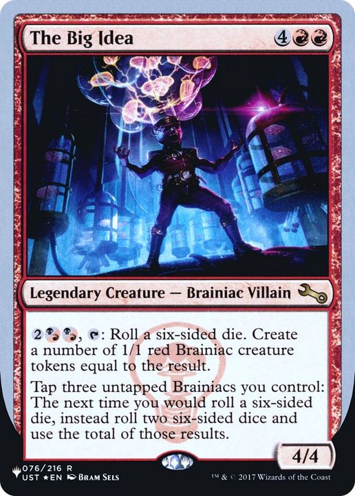 The Big Idea in the group Magic the Gathering / Types / Colors / Red at Proxyprinters.com (53683)