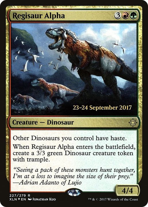 Regisaur Alpha in the group Magic the Gathering / Types / Colors / Multicolors / G, R at Proxyprinters.com (5369)