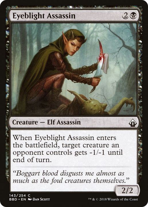 Eyeblight Assassin in the group Magic the Gathering / Types / Creatures / Elf at Proxyprinters.com (5370)