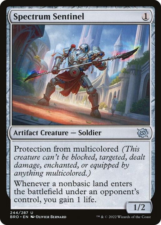 Spectrum Sentinel in the group Magic the Gathering / Sets / The Brothers' War at Proxyprinters.com (53720)