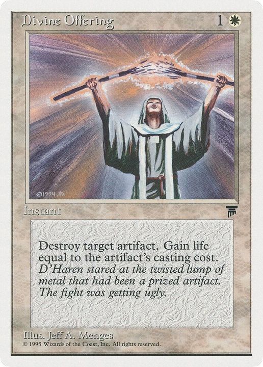 Divine Offering in the group Magic the Gathering / Types / Colors / White at Proxyprinters.com (53726)