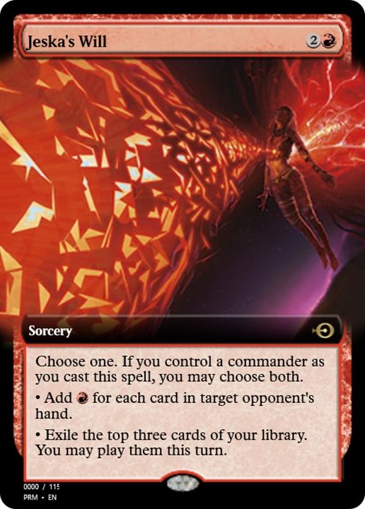 Jeska's Will in the group Magic the Gathering / Types / Colors / Red at Proxyprinters.com (53729)