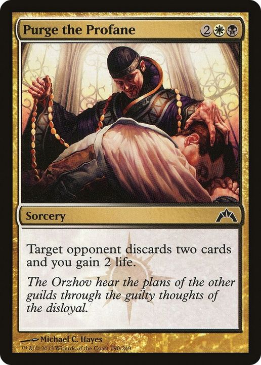 Purge the Profane in the group Magic the Gathering / Types / Colors / Multicolors / B, W at Proxyprinters.com (53747)