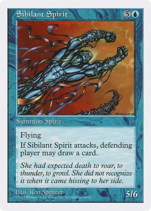 Sibilant Spirit in the group Magic the Gathering / Types / Colors / Blue at Proxyprinters.com (53754)