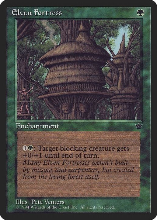 Elven Fortress in the group Magic the Gathering / Types / Enchantment / Enchantment at Proxyprinters.com (53760)