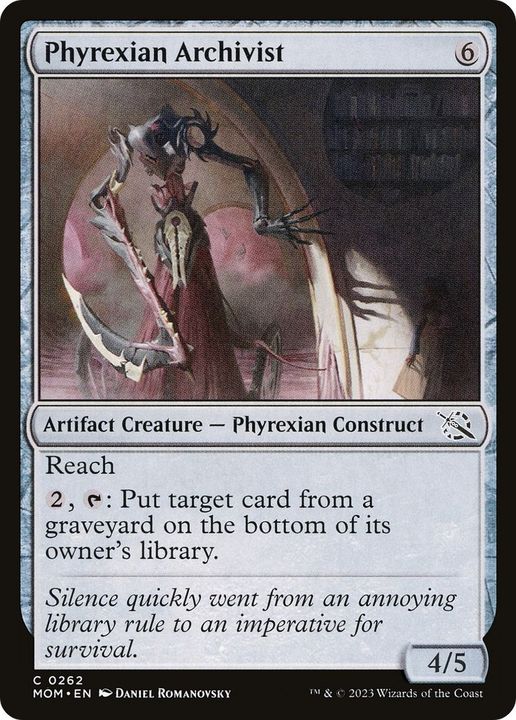 Phyrexian Archivist in the group Advanced search at Proxyprinters.com (53783)
