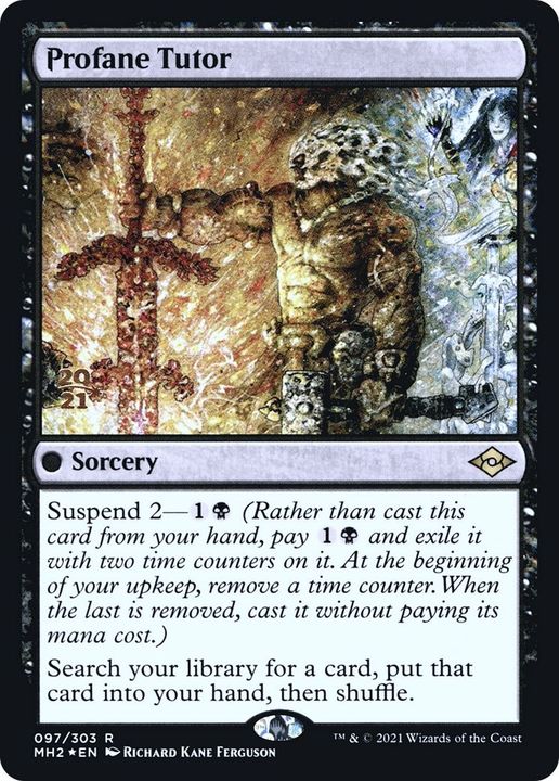 Profane Tutor in the group Magic the Gathering / Types / Colors / Black at Proxyprinters.com (5380)