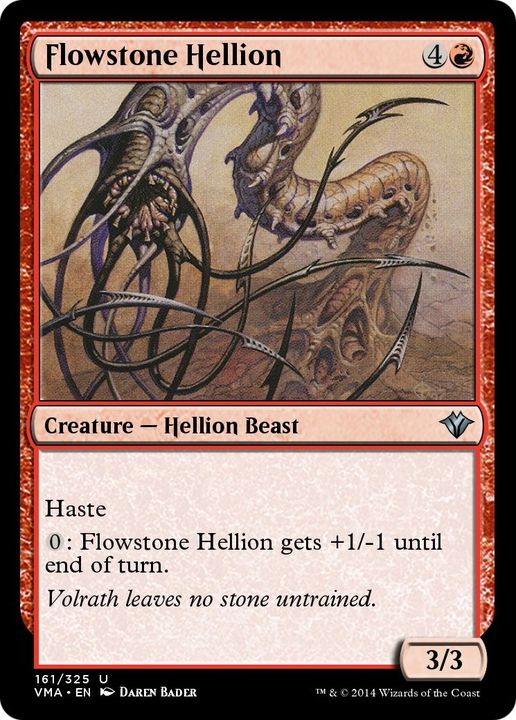 Flowstone Hellion in the group Magic the Gathering / Types / Colors / Red at Proxyprinters.com (53809)