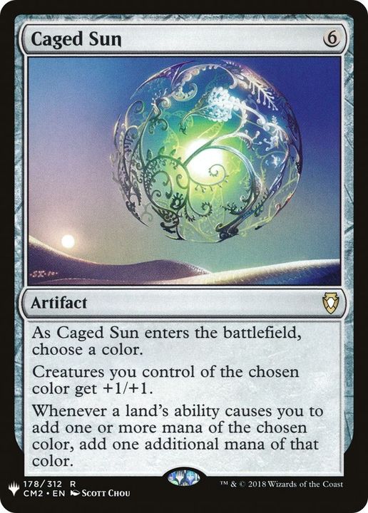 Caged Sun in the group Magic the Gathering / Types / Artifacts / Artifact at Proxyprinters.com (53815)