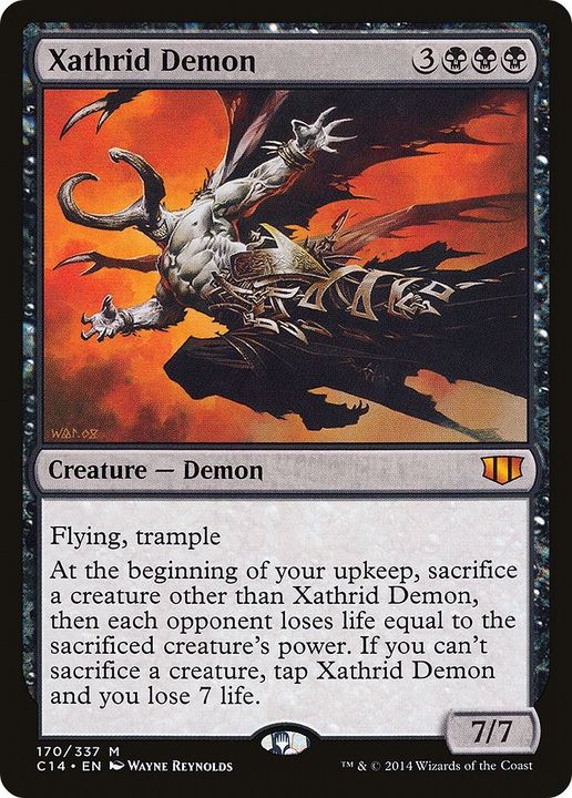 Xathrid Demon in the group Magic the Gathering / Sets / Commander 2014 at Proxyprinters.com (5383)