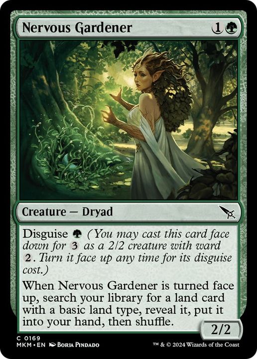 Nervous Gardener in the group Magic the Gathering / Types / Colors / Green at Proxyprinters.com (53832)