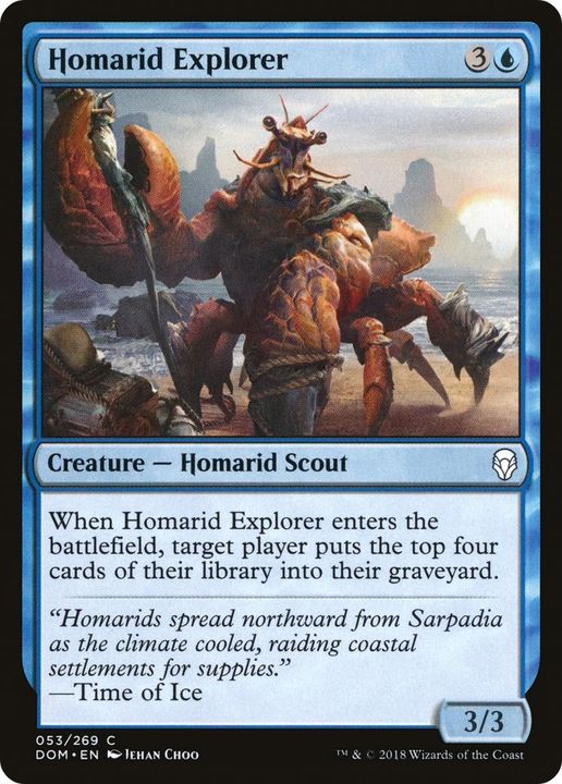 Homarid Explorer in the group Magic the Gathering / Types / Colors / Blue at Proxyprinters.com (53843)