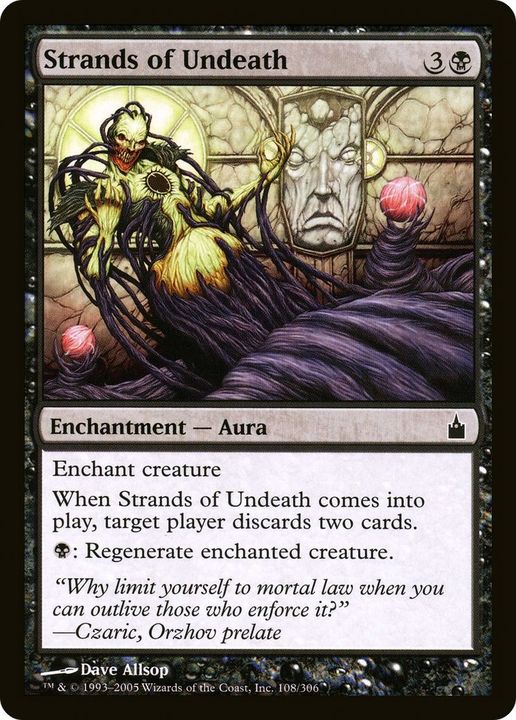 Strands of Undeath in the group Magic the Gathering / Types / Colors / Black at Proxyprinters.com (53862)