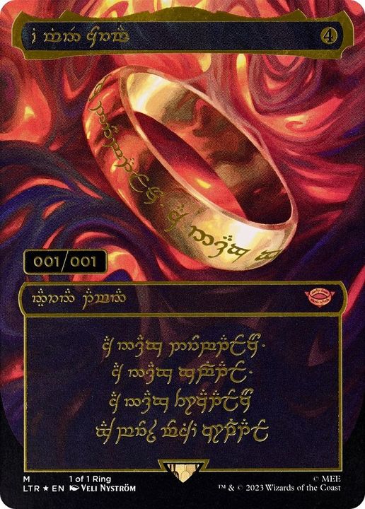 The One Ring in the group Magic the Gathering / Sets / The Lord of the Rings: Tales of Middle-earth at Proxyprinters.com (53883)