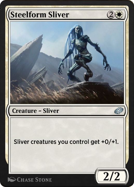 Steelform Sliver in the group Magic the Gathering / Types / Colors / White at Proxyprinters.com (53886)