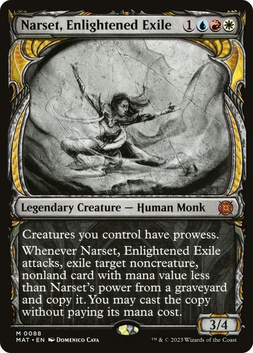 Narset, Enlightened Exile in the group Magic the Gathering / Types / Colors / Multicolors / R, U, W at Proxyprinters.com (53888)