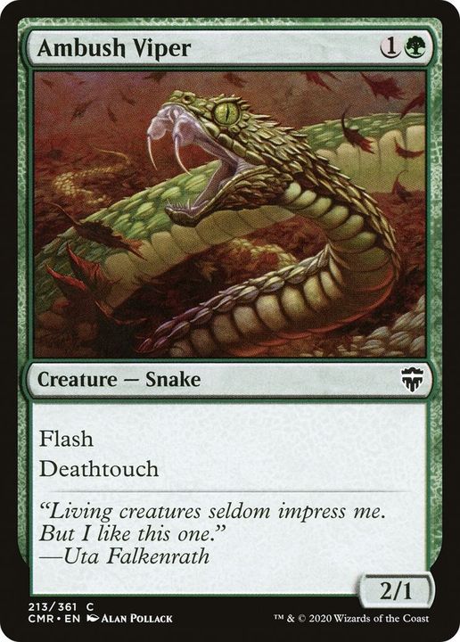 Ambush Viper in the group Magic the Gathering / Types / Colors / Green at Proxyprinters.com (5389)