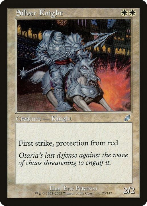 Silver Knight in the group Magic the Gathering / Types / Creatures / Human at Proxyprinters.com (53907)