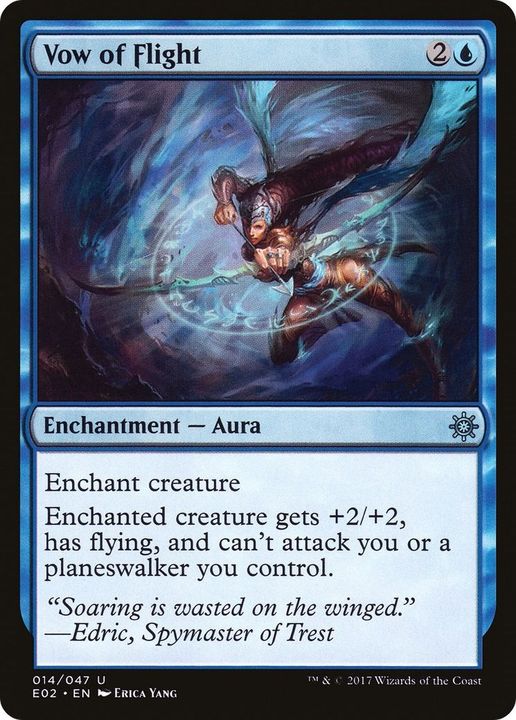 Vow of Flight in the group Magic the Gathering / Types / Colors / Blue at Proxyprinters.com (53938)