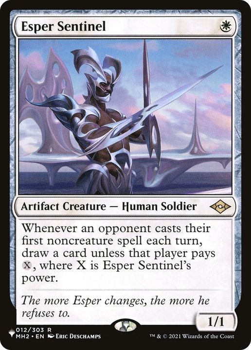 Esper Sentinel in the group Magic the Gathering / Types / Creatures / Human at Proxyprinters.com (53955)