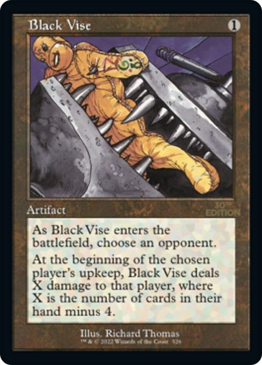 Black Vise in the group Magic the Gathering / Types / Artifacts / Artifact at Proxyprinters.com (53956)