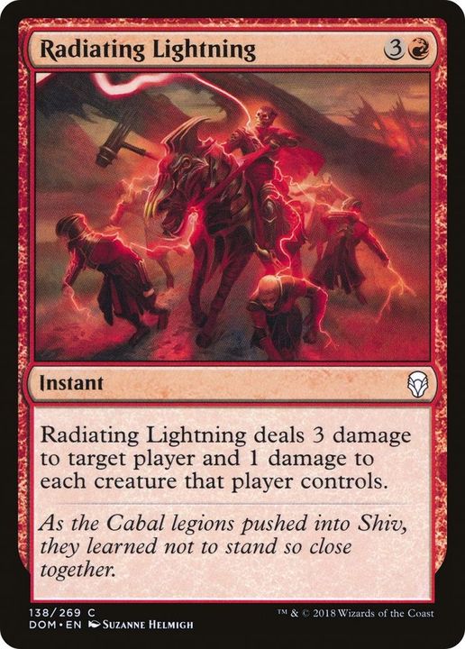 Radiating Lightning in the group Magic the Gathering / Types / Colors / Red at Proxyprinters.com (54013)