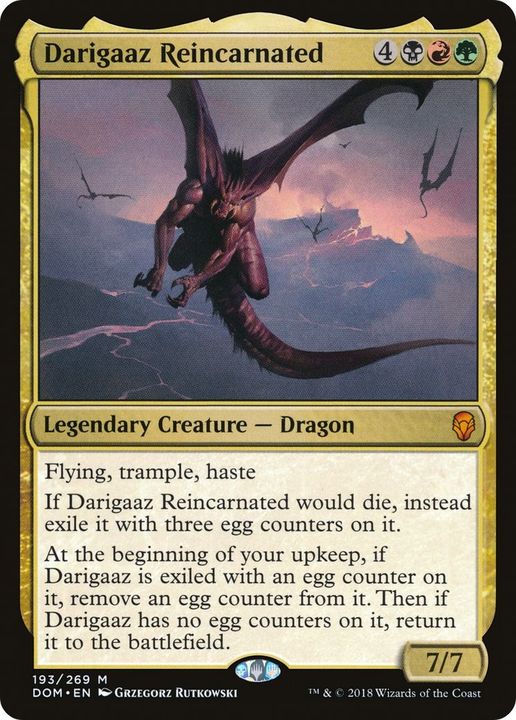 Darigaaz Reincarnated in the group Magic the Gathering / Types / Colors / Multicolors / B, G, R at Proxyprinters.com (54031)