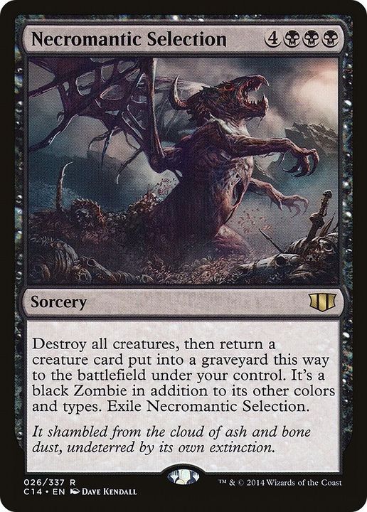 Necromantic Selection in the group Magic the Gathering / Types / Colors / Black at Proxyprinters.com (54038)