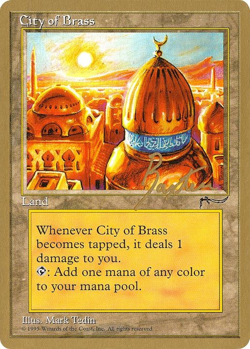 City of Brass in the group Magic the Gathering / Sets / Pro Tour Collector Set at Proxyprinters.com (54078)