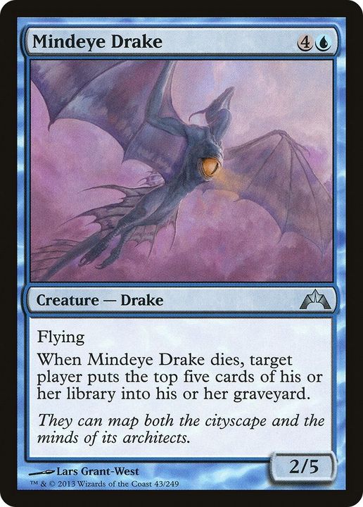 Mindeye Drake in the group Magic the Gathering / Types / Colors / Blue at Proxyprinters.com (54079)