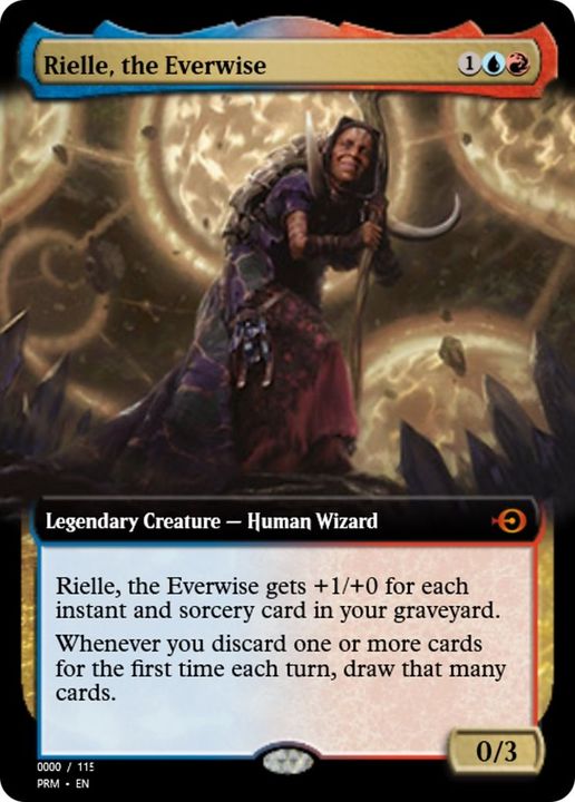 Rielle, the Everwise in the group Magic the Gathering / Types / Colors / Multicolors / R, U at Proxyprinters.com (54096)