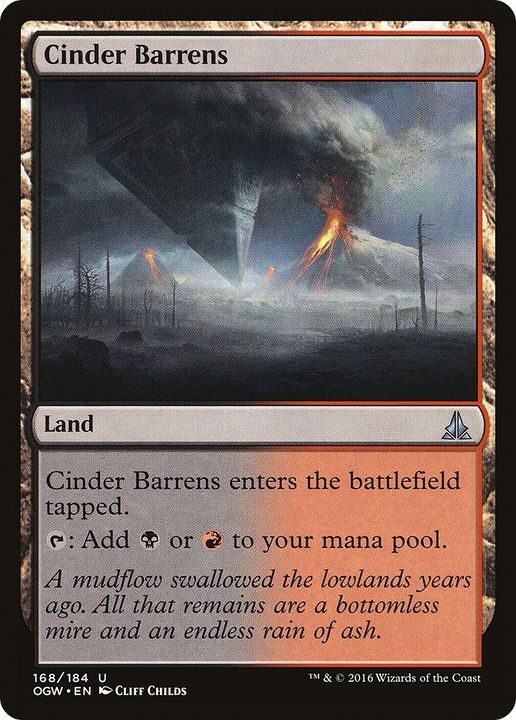 Cinder Barrens in the group Magic the Gathering / Sets / Oath of the Gatewatch Promos at Proxyprinters.com (54124)