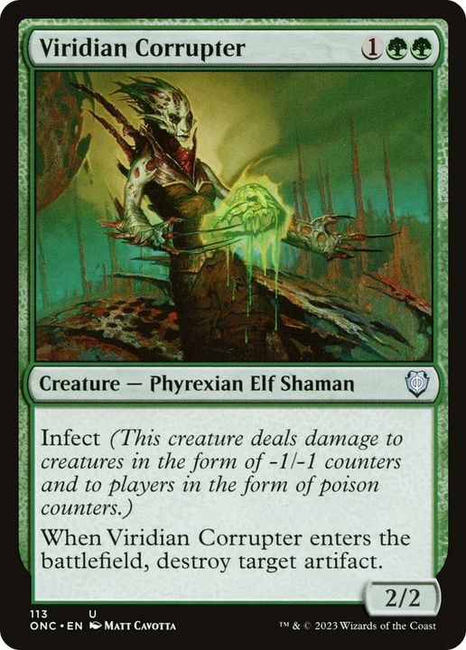 Viridian Corrupter in the group Magic the Gathering / Types / Creatures / Elf at Proxyprinters.com (54127)