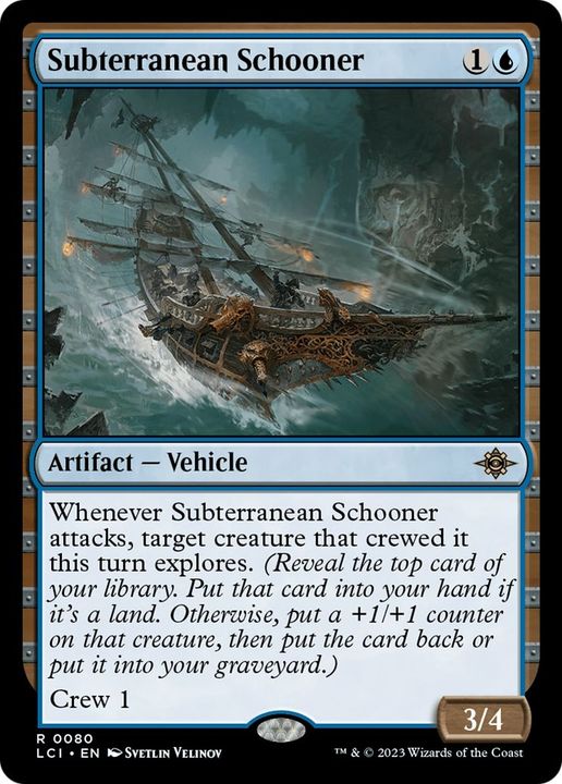 Subterranean Schooner in the group Magic the Gathering / Types / Artifacts / Artifact at Proxyprinters.com (54151)