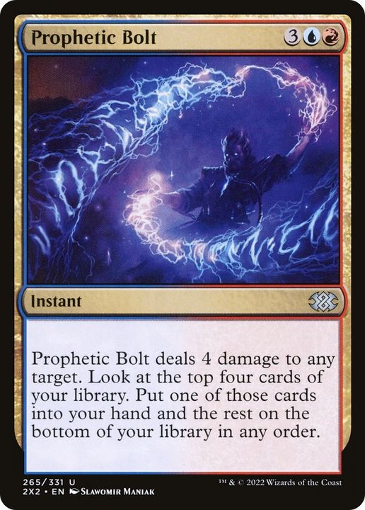 Prophetic Bolt in the group Magic the Gathering / Types / Colors / Multicolors / R, U at Proxyprinters.com (54154)