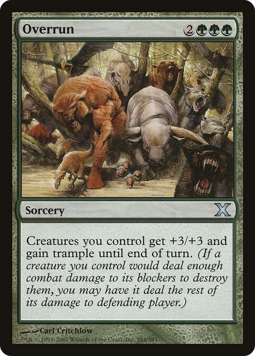 Overrun in the group Magic the Gathering / Types / Colors / Green at Proxyprinters.com (54170)